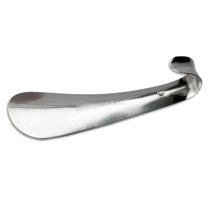 1PCS 14.5cm Professional Spoon Shoehorn Professional Shoehorn Stainless Steel Metal Shoe Horn Shoes Lifter Tool Qme 1PC Silver