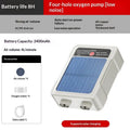 USB Aquarium Pumps Portable Solar Oxygen Pump Pipe Wave Maker Quiet Qme 4 Holes