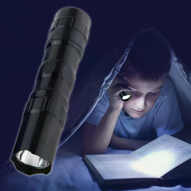 Led Mini Strong Light Flashlight 3W Aluminum Alloy Portable Small Qme