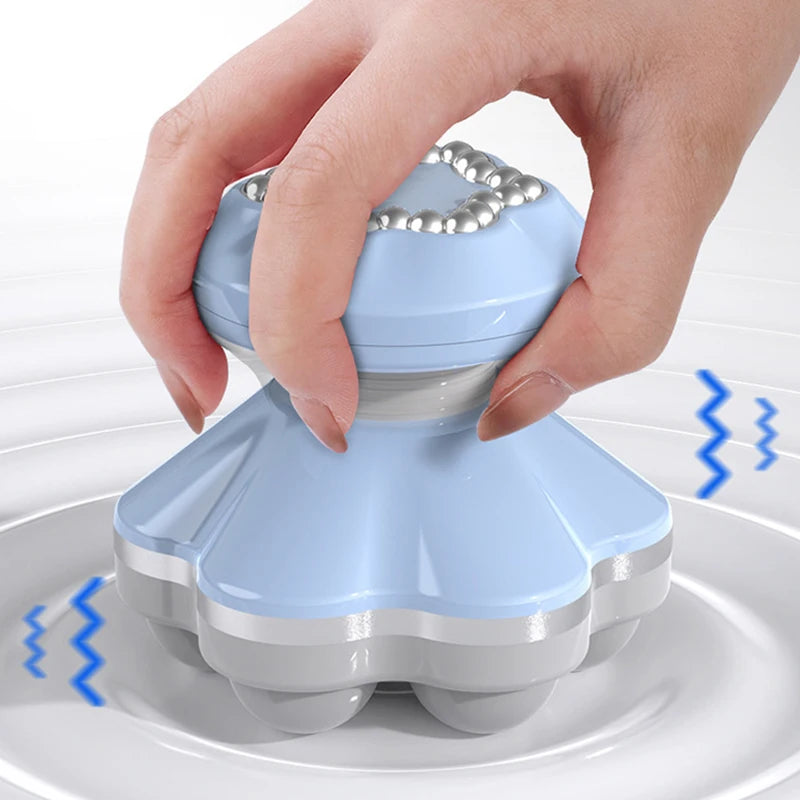 USB Mini Body Massager Triangular Electric Massage Tool Relaxation Qme