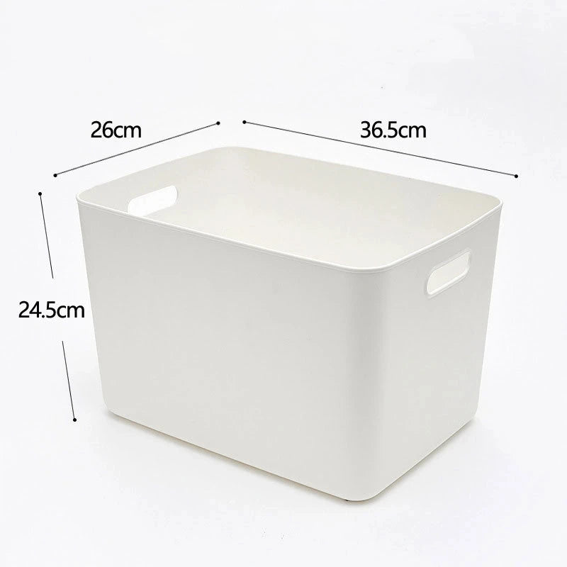 Solid Plastic Storage Box Large Capacity Home Clothing Toy Desktop Qme XXL