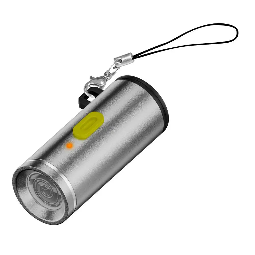 Compactly Type C Lighter Electric For Easy Carrying And Storage TypeC Mini Cigarette Lighter For Air Travel Outdoor No Flame Qme silvery