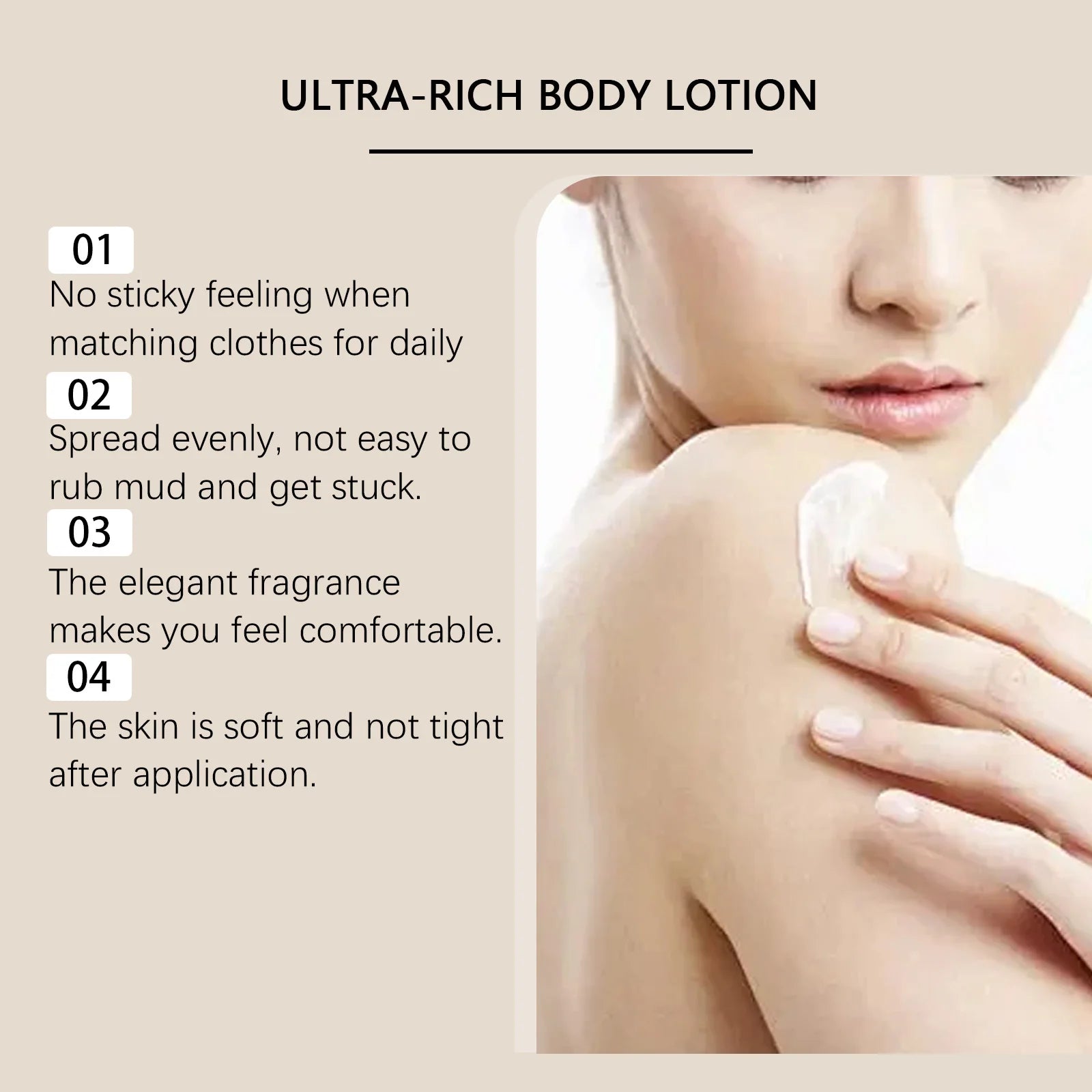 Whitening Body Lotion Lighten Dull Reduce Pigmentation Delay Aging Qme