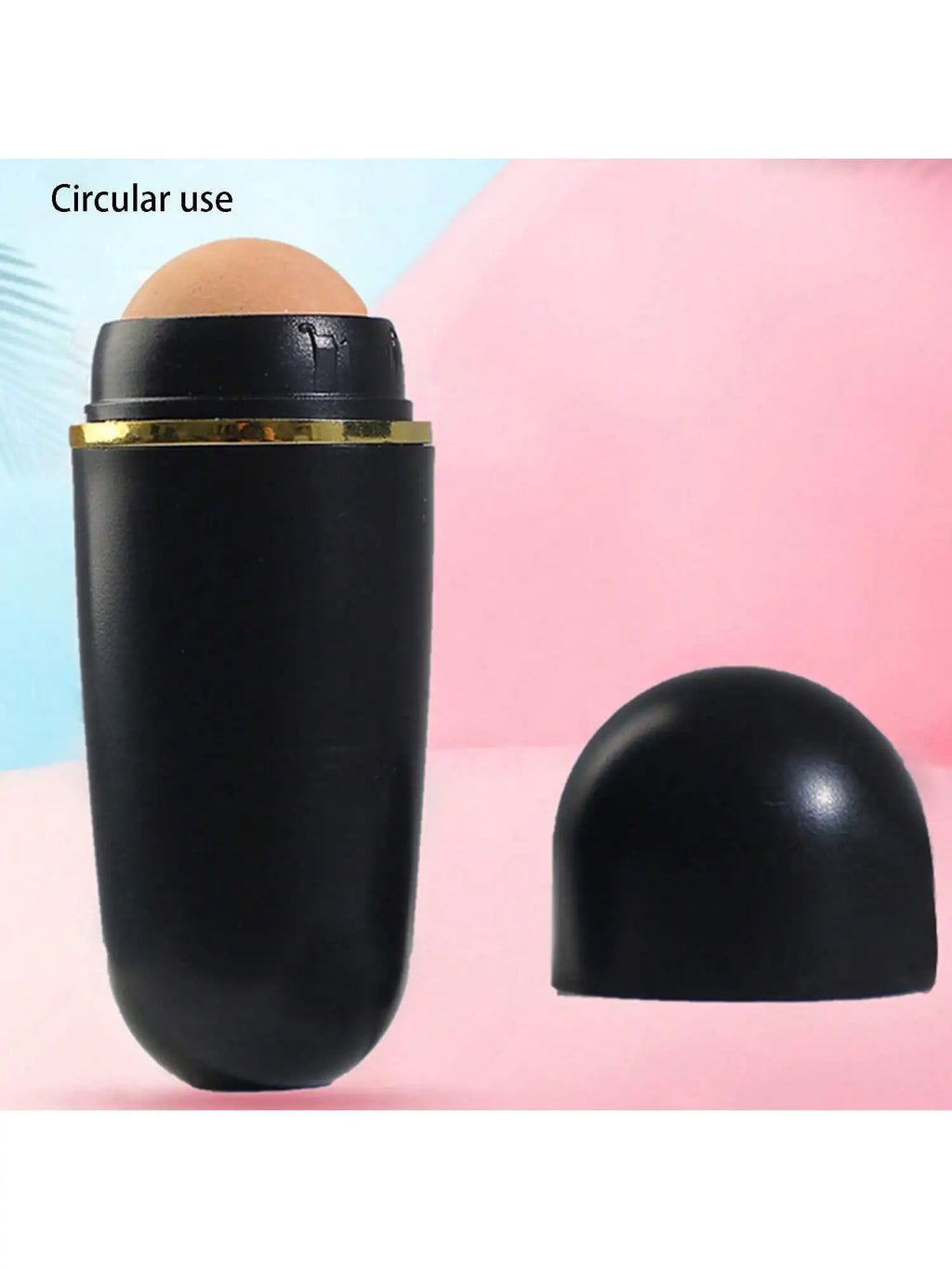 Volcanic Stone Oil Absorbing Ball Cleanses Face Shrinks Pores Absorbs Qme black
