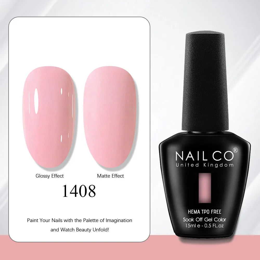 NAILCO Gel Nail Polish Nails Semi-permanent UV Varnish Glitter Glass