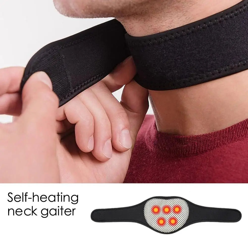 Magnetic Neck Brace Soft 5 7 9 Magnets Self Heating Support Protector Qme