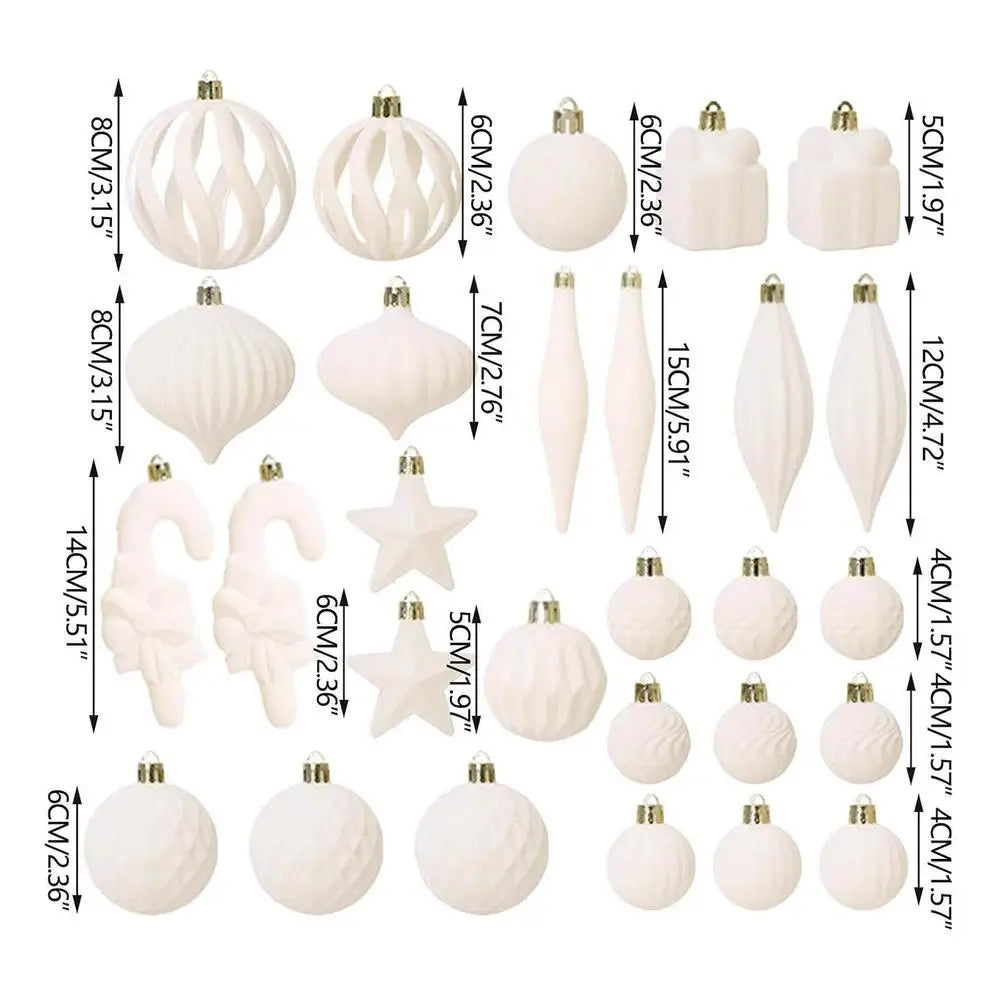 Christmas Tree Ornaments Velvet Balls Shatterproof Holiday Decor Pendant Velvet Christmas Tree Decorations For Indoor Outdoor Qme Beige China Mainland