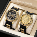 1/2PCS Fashion Silicone Strap Men Business Watches Quartz Watch Wristwatch For Man Clock Reloj Hombre (Without Box) Qme A No