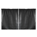2pcs/set Taxi Car Isolation Curtain Partition Protection Curtain Commercial Vehicle Air Conditioning Sun Shade Privacy Curtain Qme Black