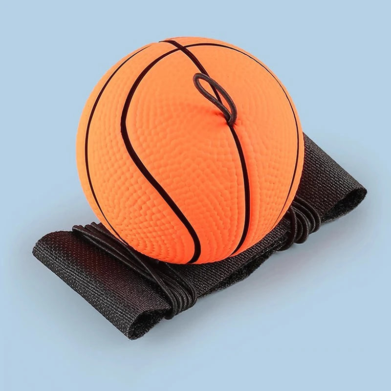 Return Sponge Rubber Hand Ball Game Exercises Bouncing Elastic Sport Qme Basketball