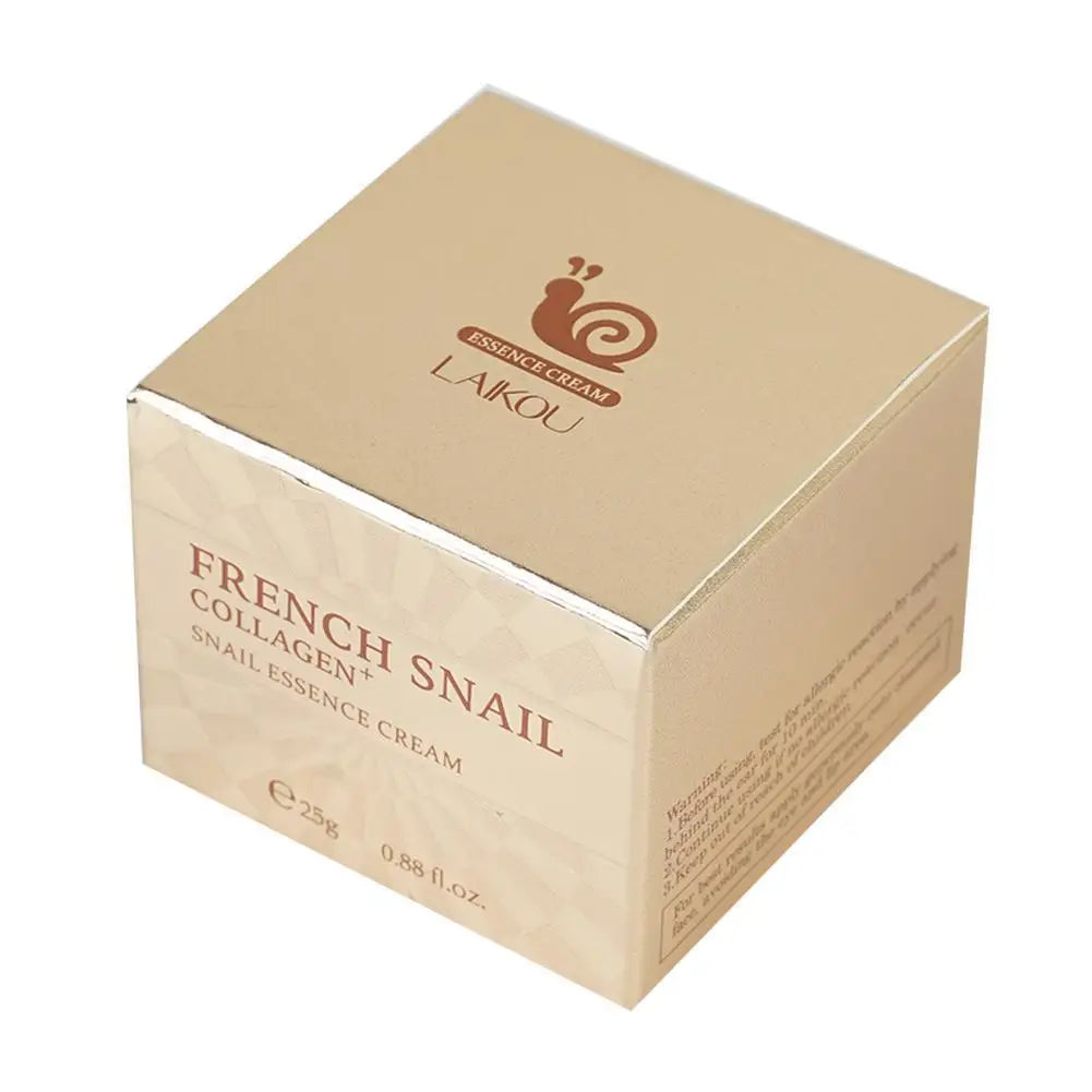 Snail Collagen Face Cream Anti-aging Moisturizing Nourish Repair Qme black