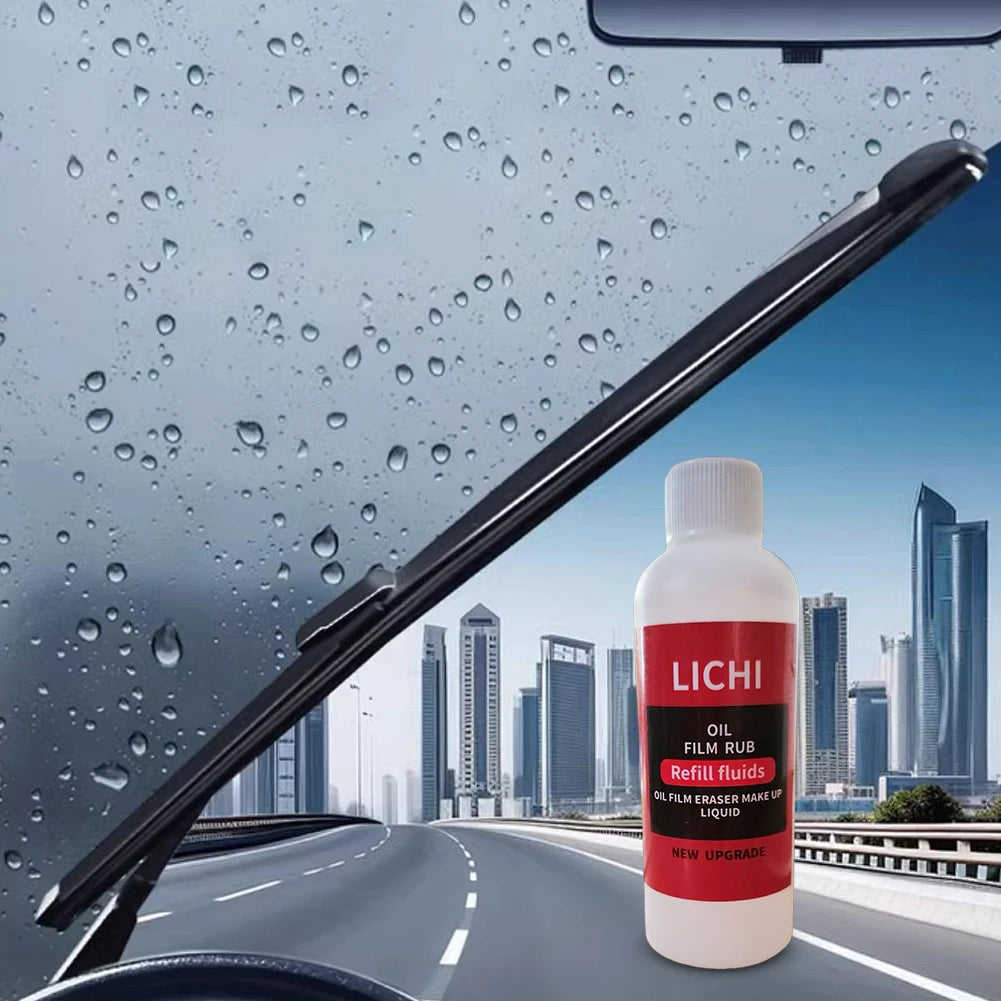 Car Glass Oil Film Remover Glass Cleaning Board Hydrophobic Glass Coating for Windshield Clear Window Auto Cleaner Tool Qme