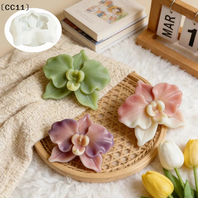 Mousse Cake Baking Mold Delicate Compact Orchid Silicone Petals Qme