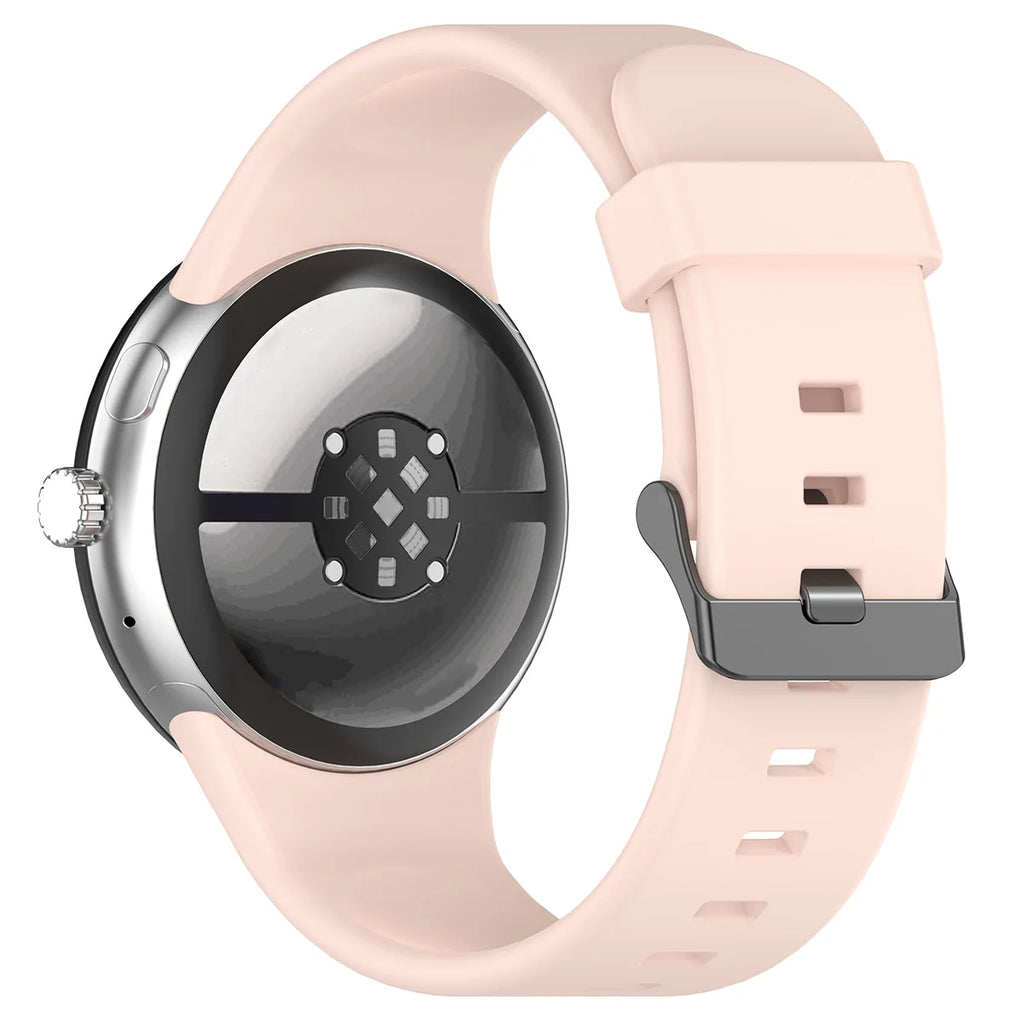 Silicone Strap for Google Pixel Watch 3 45mm Replacement Sport Bracelet Correa for Pixel Watch 3 Band Accessories Qme