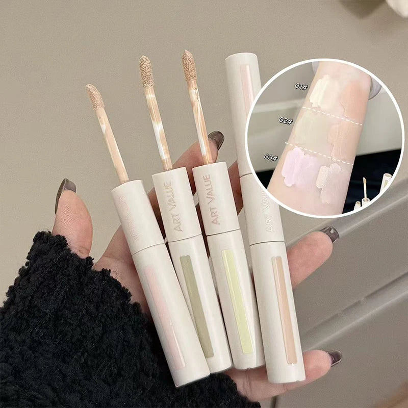 ART VALUE Double-ended Liquid Foundation Concealer Base Waterproof Qme
