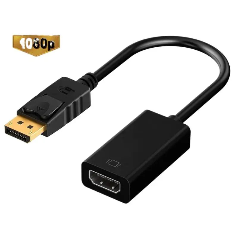 4K Displayport Compatible Video Audio Cable Adapter Computer HDTV Qme