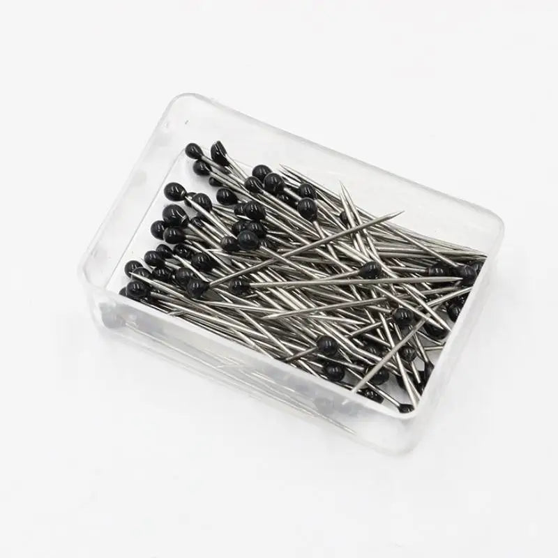 100Pcs 38mm Sewing Pins Plastic Ball Multicolor Head Pins Straight Quilting Heads Pins DIY Crafts Sewing Fabric Qme A1