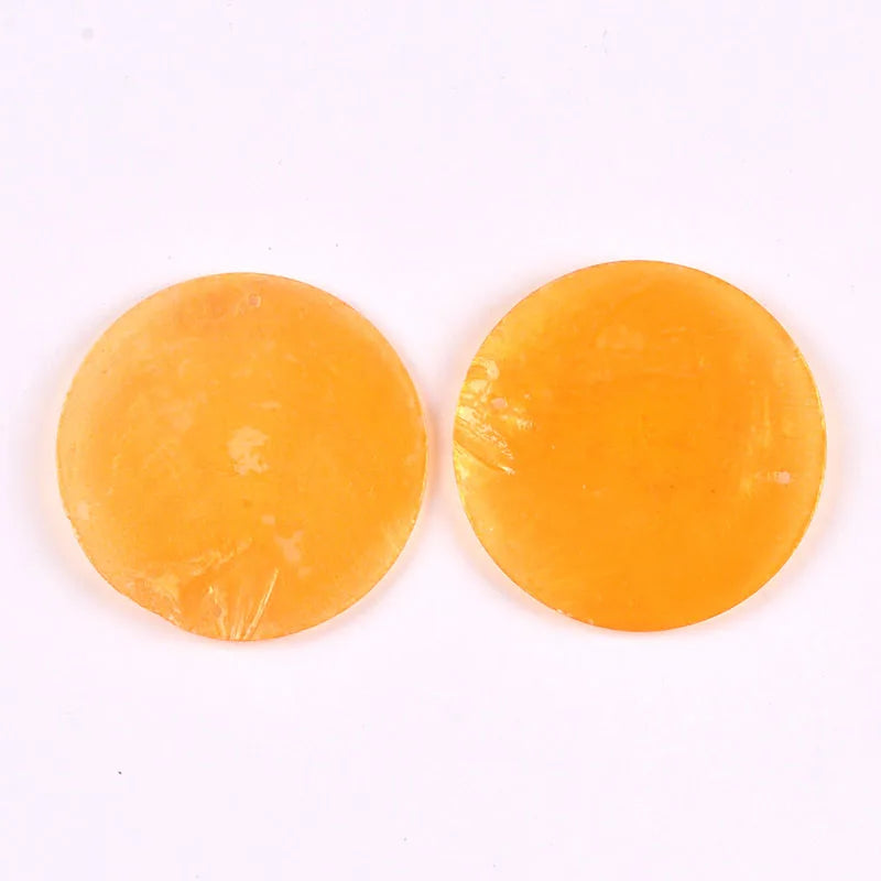5/10pcs Colorful Round 2 Hole Shells Pendant Hanger DIY Jewelry Making Necklace Charms Gift Decoration Handmade Accessoires 50mm Qme c3649-8 10Pcs a bag