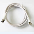 1PCS RF Coaxial Cable Double Male Plug TV Antenna Cable HD Signal Wire for TV Qme 6M