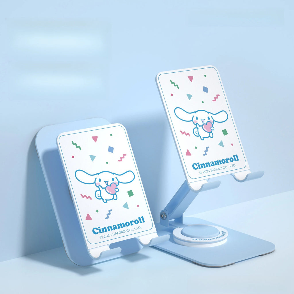 Hello Kitty Kuromi Metal Telescopic Phone Stand Desktop Hands-Free Stand Rotating Multifunctional Phone and Tablet Stand Qme 5