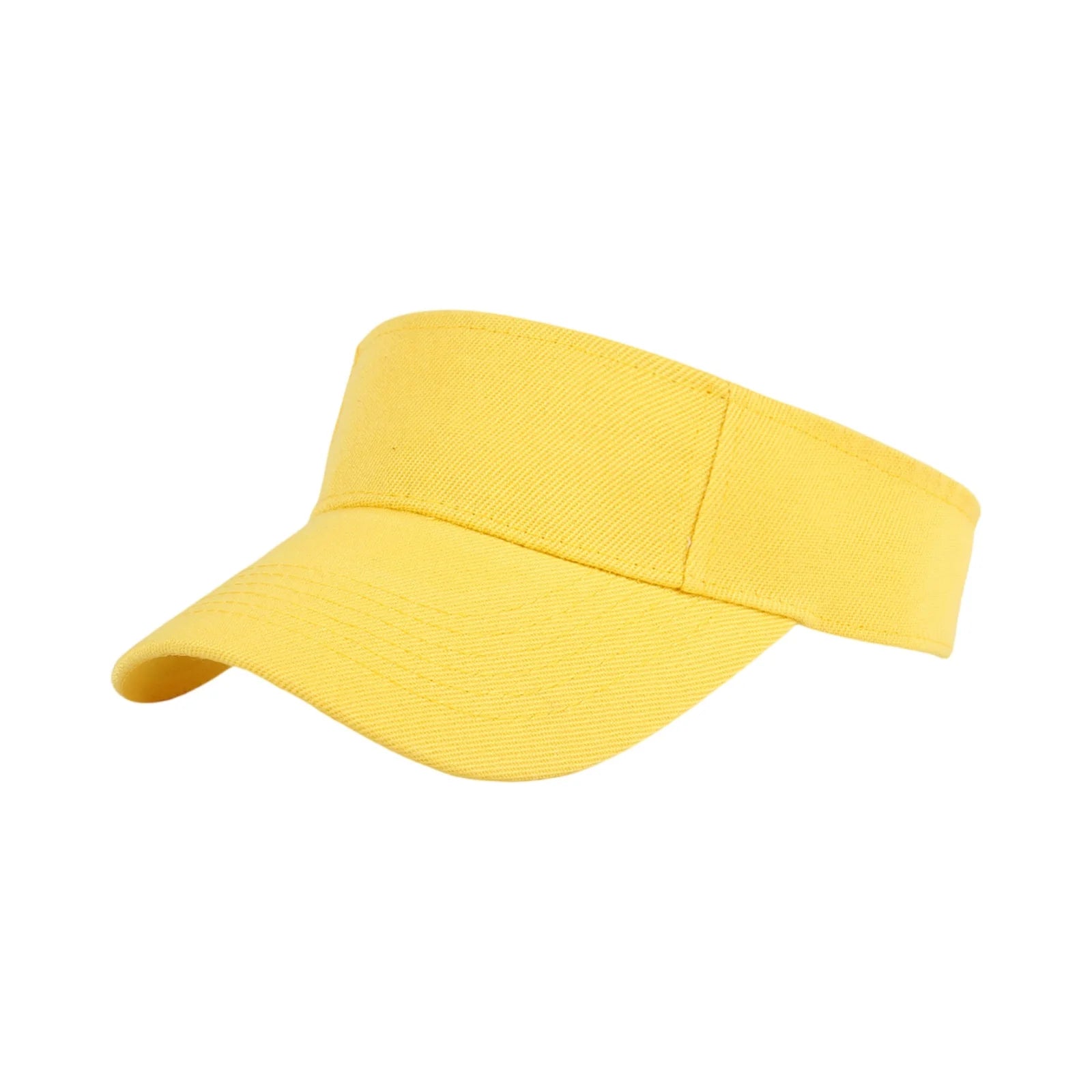 Children's Classic Solid Color Sun Shaded Hat Fashion Empty Top Hiking Running Sports Visor Cap Tennis Baseball Adjustable Caps Qme