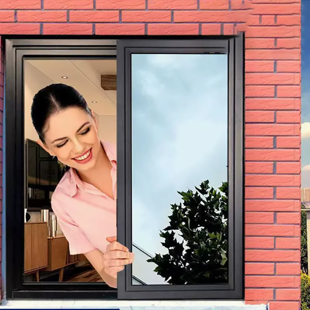 Privacy Protection Home Insulated Glass Film Windows Balcony Sunscreen Unidirectional Mirror Window Film Stickers Qme