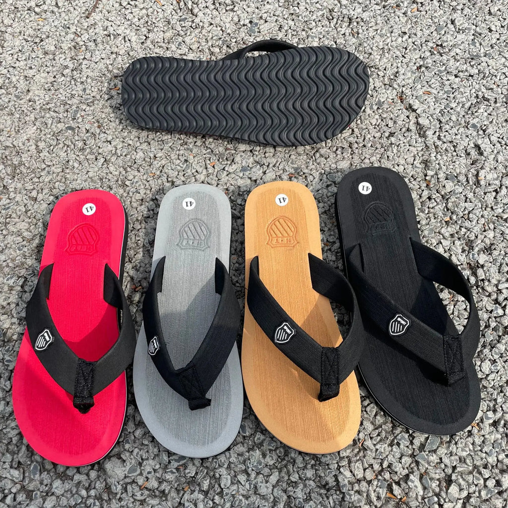 High Quality Summer Slippers Men Flip Flops Beach Sandals Non-Slip Casual Flat Shoes Slippers Indoor Shoes Men Outdoor Slides Qme