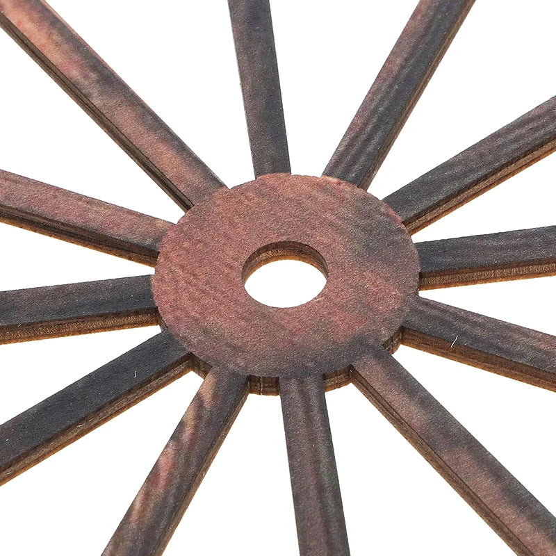 Wood Wagons Wheel Decorative Wooden Wheels Old Western Wagon Decor Qme