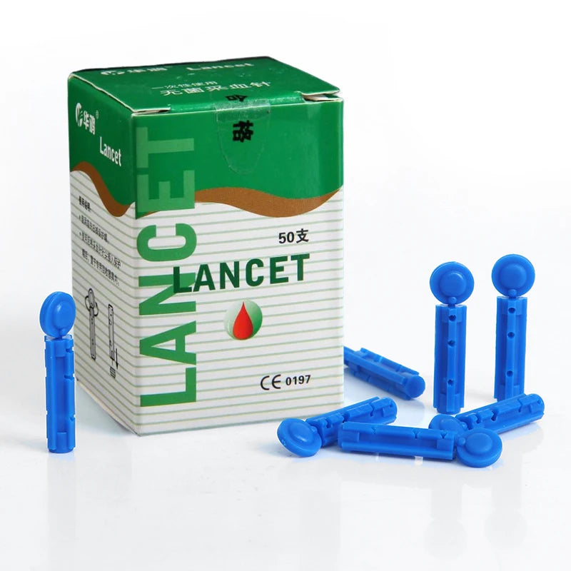 Soft Blood Glucose Collecting Lancet Needles Testing Qme