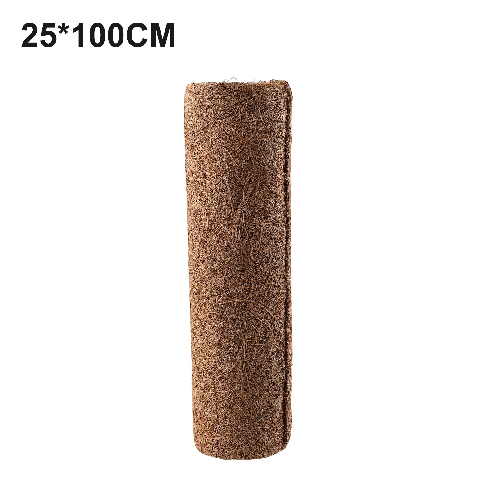 Coconut Palm Mat Carpet Floor Mat Door Mat Coir Mat Soft Natural Coconut Palm Fiber Liner Bulk Roll Flower Basket Flowerpot Qme 25 x 100cm