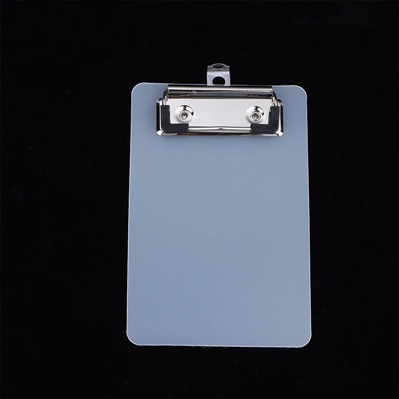 Transparent Clipboard Hanging Hook 1 Portable Office School Qme 1Pc 15x10cm