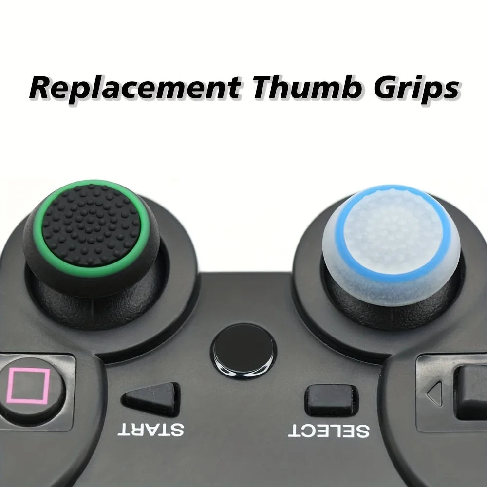 Silicone Thumb Stick Grip Caps Anti-slip Joystick Cover For PS5 PS4 Xbox Series X/S One Controller Analog Stick Protector Game A Qme
