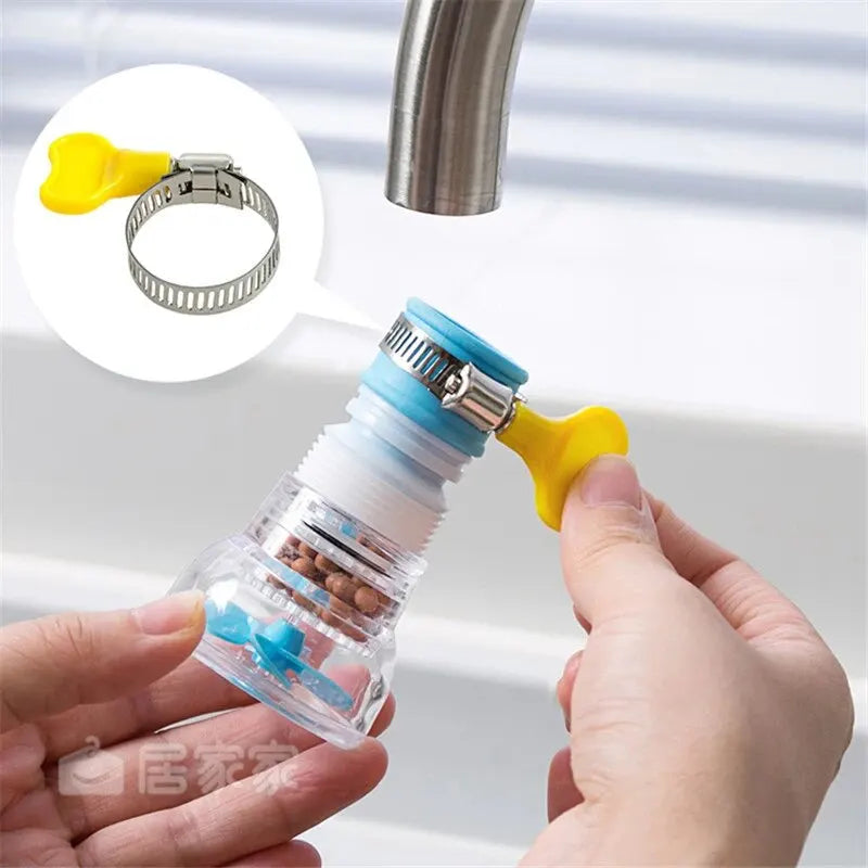Kitchen Anti-Splashing Faucet Can Rotate Extend The Filter Home Universal Water Faucet Multifunction Wash Basin Shower Faucet Qme