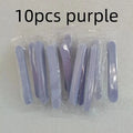 Compressed Face Wash Sponge Kit Ultra Soft Reusable Travel Friendly Perfect for Cleansing Makeup Removal Mask Application Qme 10pcs purple
