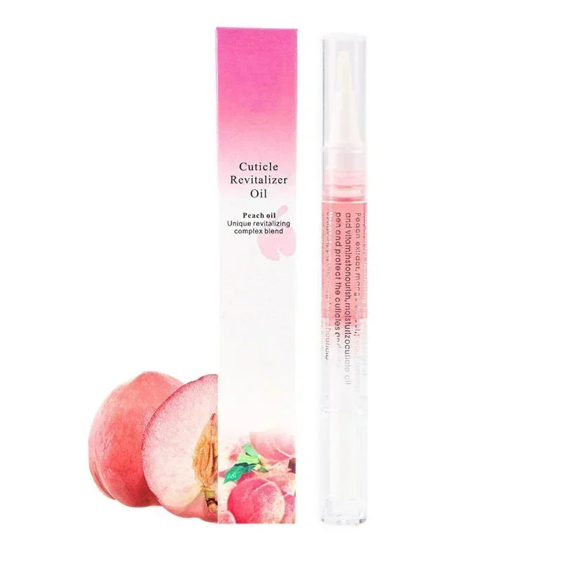 Nail Nutrition Oil Pen Prevent Agnail Nail Polish Anti-barb Nail Edge Oil Nail Treatment Cuticle Revitalizer Oil Nail Care Tools Qme Peach-1Pc