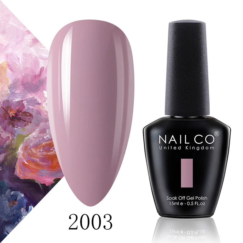 NAILCO 131 Colors Nail Gel Polish Off LED Semi Permanant Art Hybrid