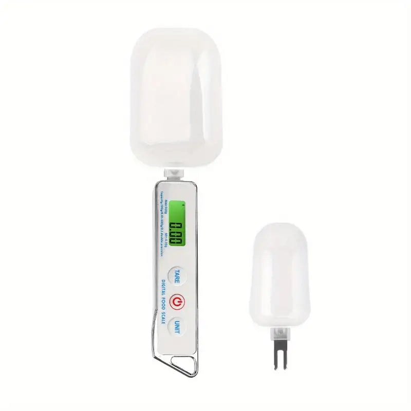 Electronic Kitchen Scale Spoon Mini Tool Milk Coffee Tea Removable Qme White