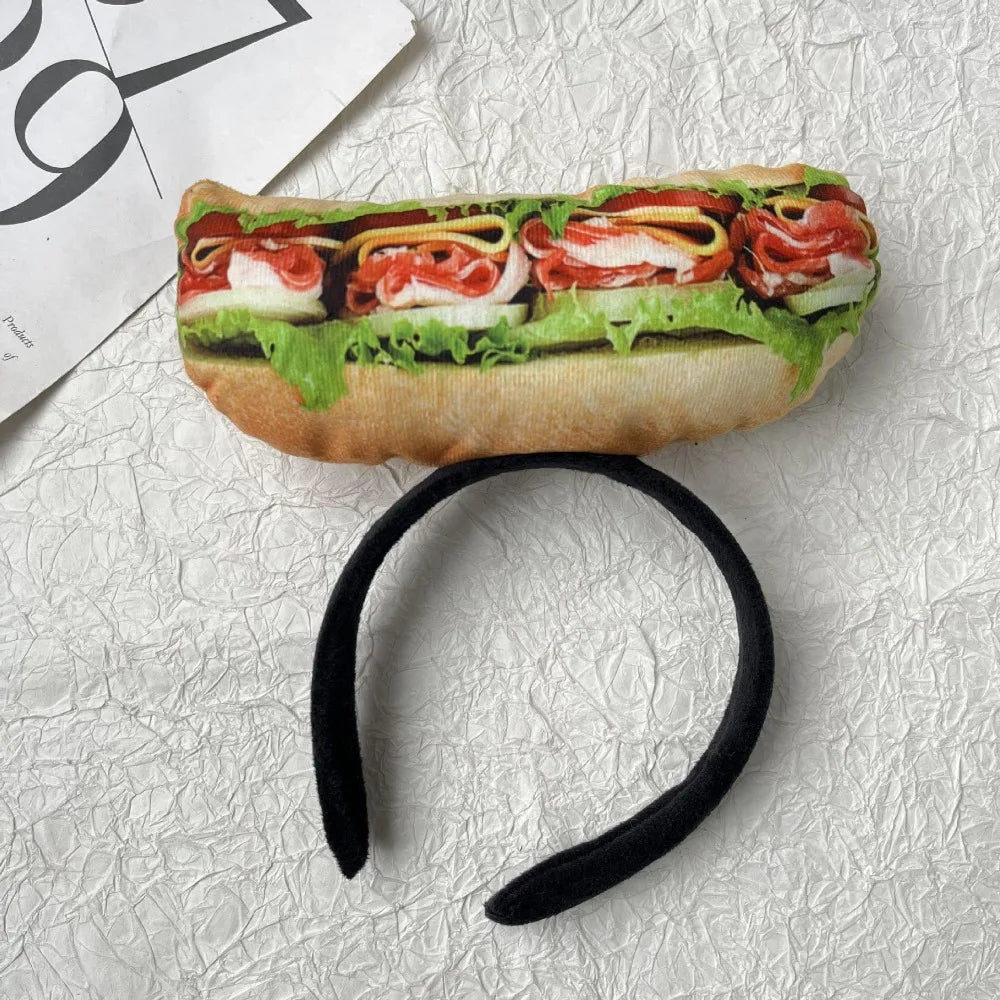 Fashion Kawaii Simulated Food Hair Hoop Korean Headwear Fruits Qme Style19