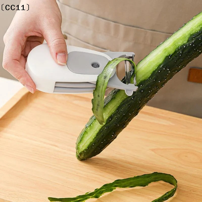 3-in-1 Portable Fruit Cucumber Peeler Vegetable Tools Outdoor Home Qme