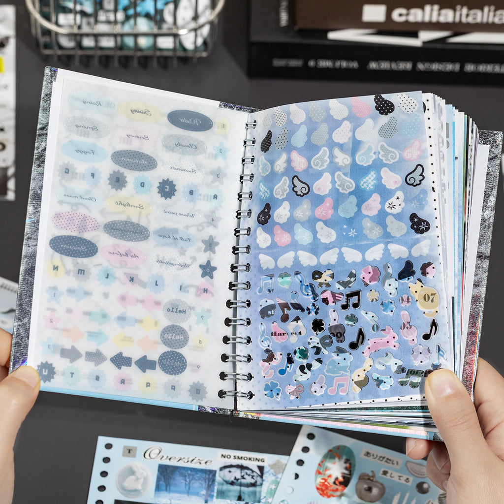30 Pcs Cartoon Stickers Book Journal Planner Decorative DIY Scrapbooking Sticker Laptop Student Korean Stationery Sticker Gift Qme 2A