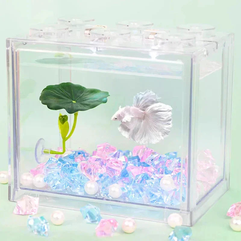 1 Pc Green Leaf Hammock For Betta Fish Stress-Reducing Aquarium-Safe Decor With Suction Cup For Fish Tank Fake Plants Decoration Qme