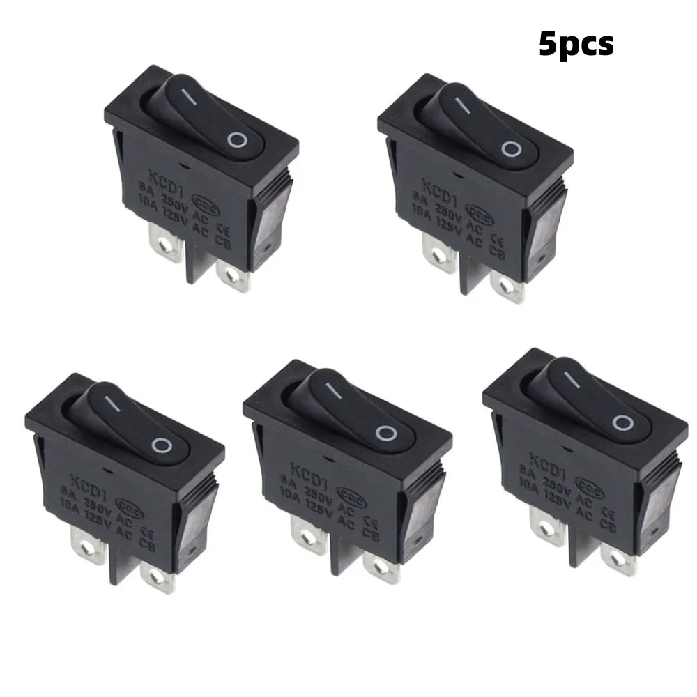 5/10/30pcs Thin Flat Type Manual Transfer Switch 9.5 * 21MM Instrument Toggle Switch for Some Electronic Device Power Supplies Qme black-5pcs