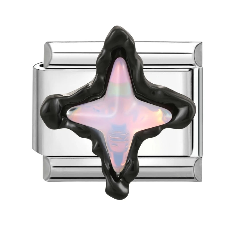 Fashion Women's Daisy Sun Stars NO 8 Ball Italian Charm Links Fit