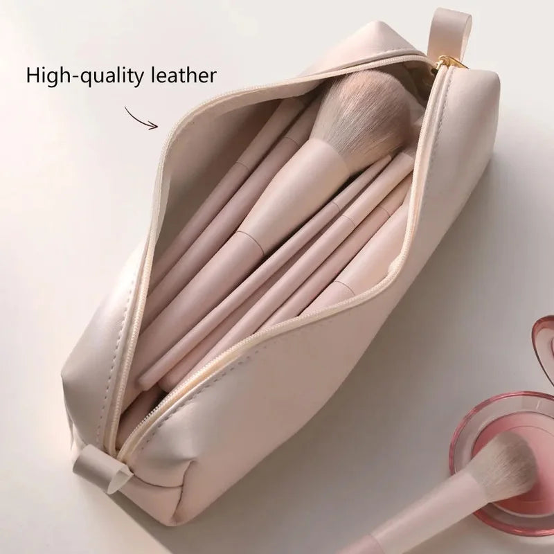 13-piece Beginner Eco-friendly Makeup Brush Set-luxurious Pink Qme