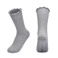 Ladies' Fitness Cotton Breathable Non- Pilates Yoga Socks Damping Dance Ballet Grip Socks Solid Color Casual Knee-high Socks Qme b One Size