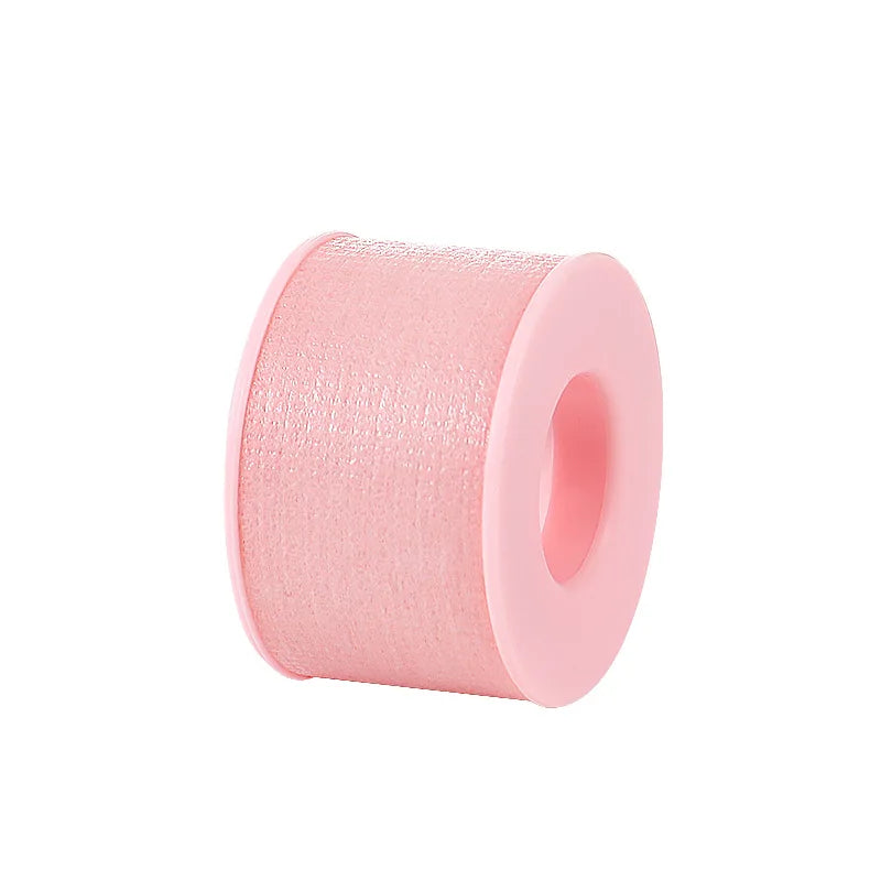Silicone Gel Eyelash Tape Breathable Sensitive Resistant Under Eye Pad Patches Non-Woven Micropore Tape Lashes Extension Supplie Qme pink large