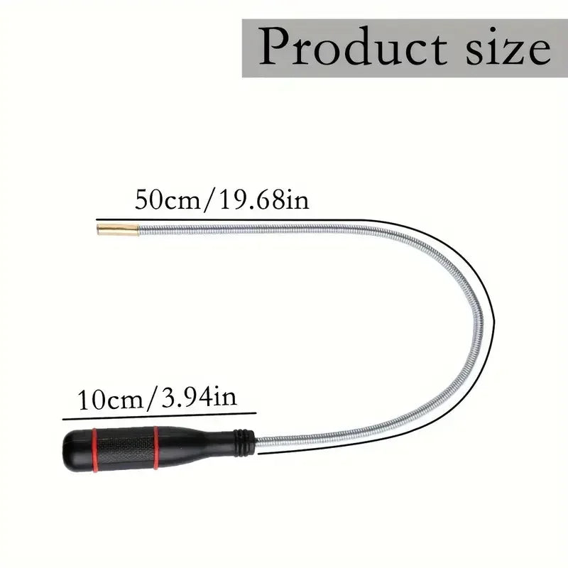 Multi-functional Pickup Tools Bendable Snake Pickup Bendable Magnetic Bar for Locate Falling Objects Reach Sink Drains Pick Up Qme