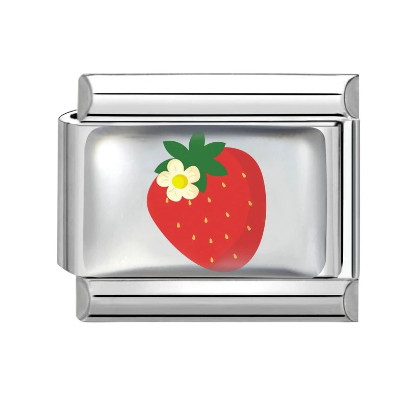 Women Men Fashion Series Pattern Heart Eye Sun Bead Charm Fit Italian