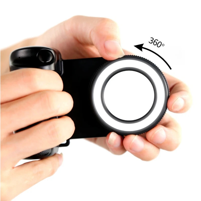 Portable Bluetooth Selfie Stick Wireless LED Ring Light&tripod Qme
