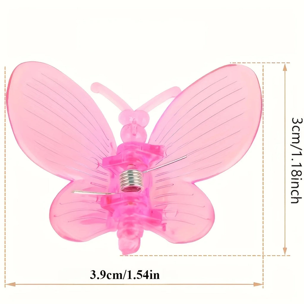 Butterfly Plant Support Clips Reusable Plastic Stem Fixing Clamp Vine Traction Clip For Garden Plant Flower Vine Fixing Tool Qme
